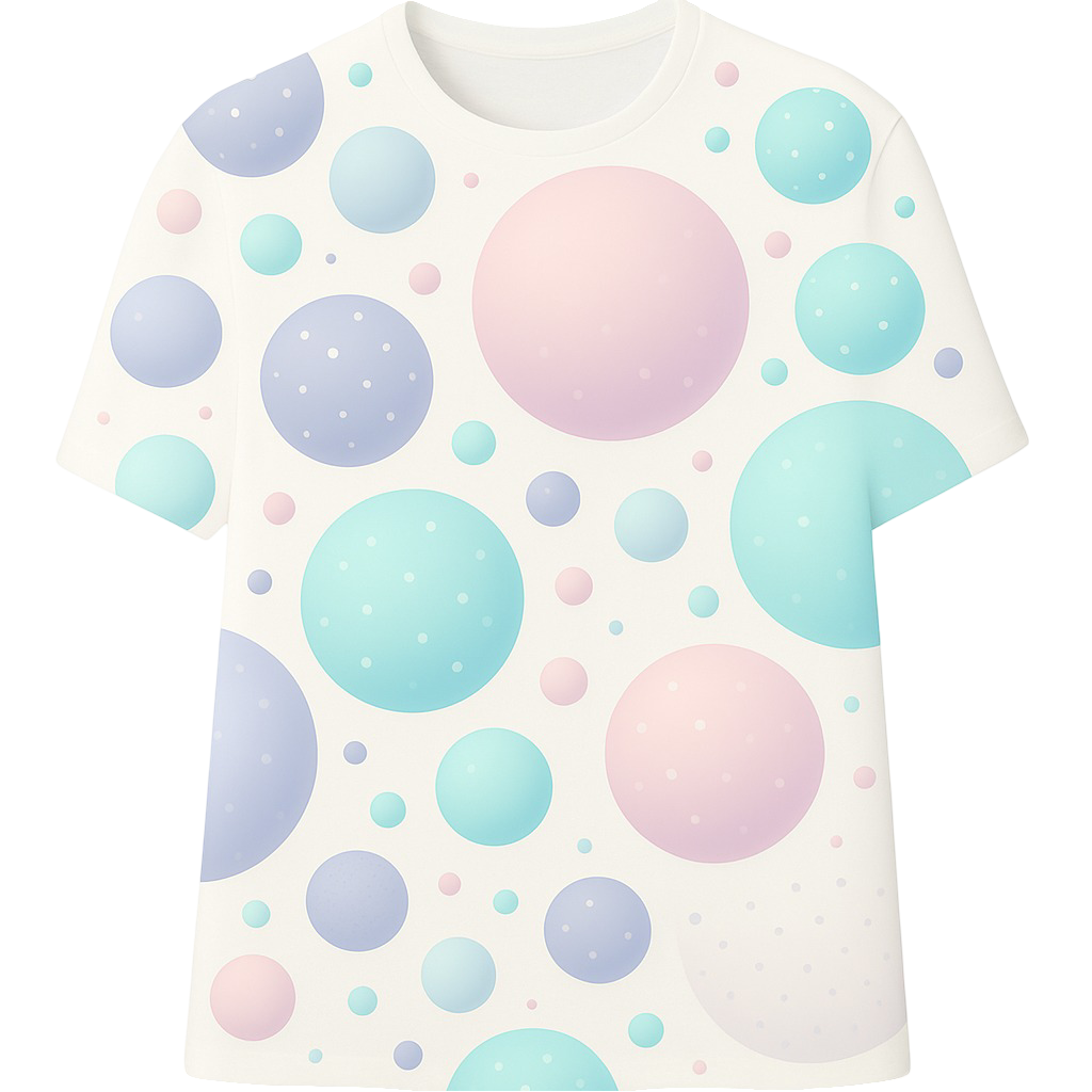 Pastel polka dots - T shirt