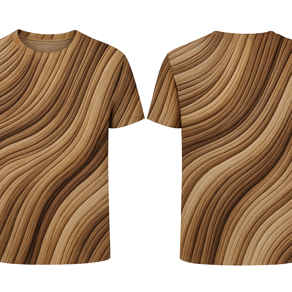 Wooden lines tee
