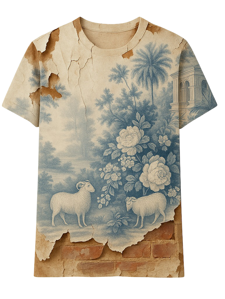Tearing photo tee
