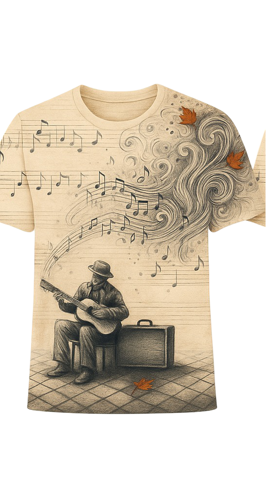 Alone music man tee