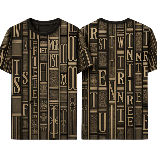 Book stacks tee