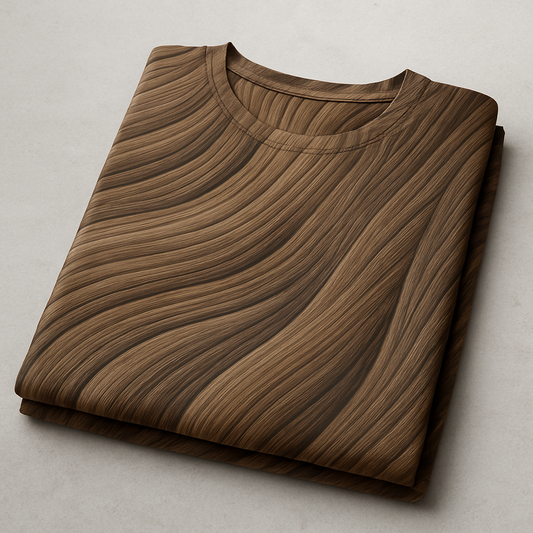 Wooden lines tee