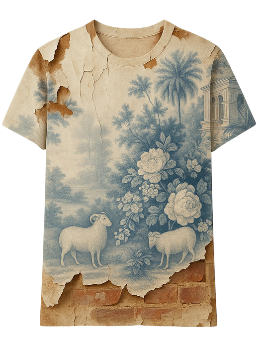 Tearing photo tee